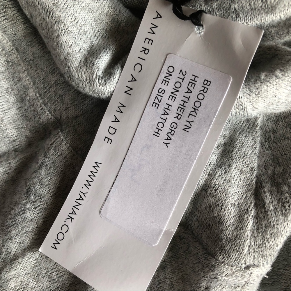 Yana k Sweater Heather gray 2-toned  Hachi  ONE size s-Xl New! - Picture 7 of 9